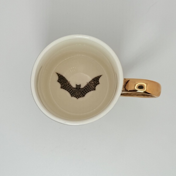 Anthropologie The Bistro Tile Stoneware Espresso Mug Cup & Saucer - Picture 6 of 10